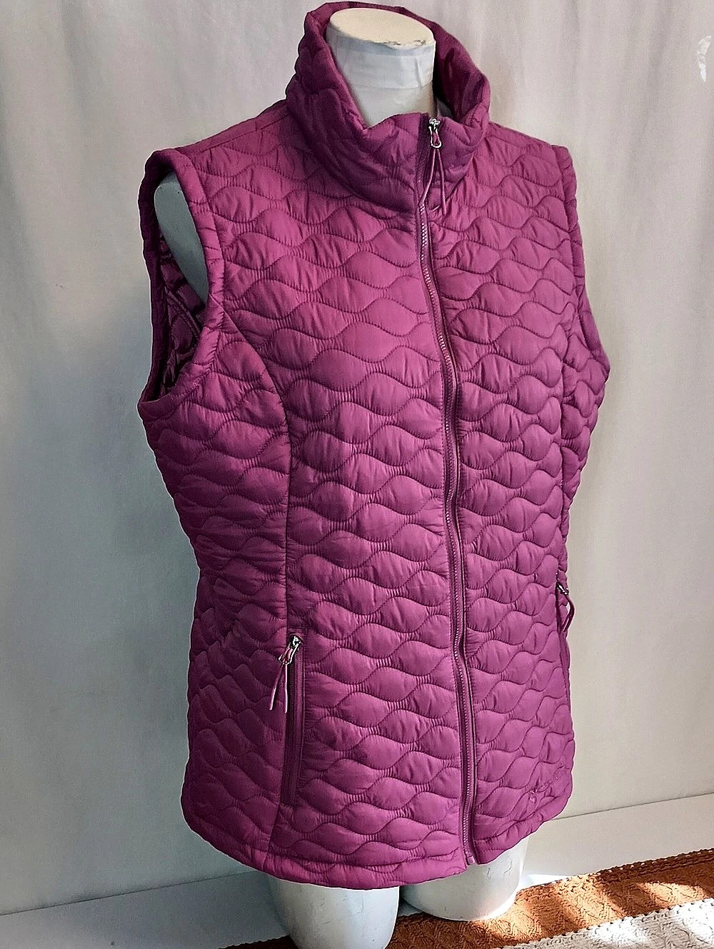 Free Country Women's Size Large Quilted Puffer Vest Outdoor Utility
